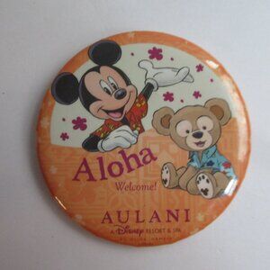Aloha Aulani Disney Resort & Spa Hawaii Large 3" Button Pin Pinback